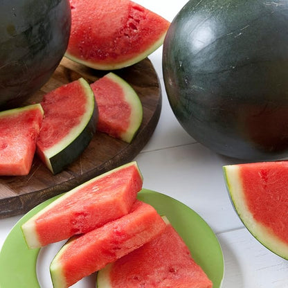 100 Seeds Rare Densuke Watermelon Seeds